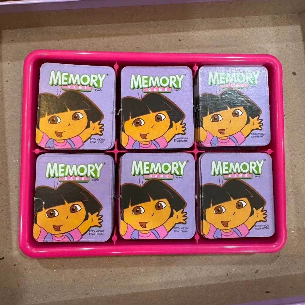 Milton Bradley Dora the Explorer Memory Game 2004 Nick Jr Matching Game 42591